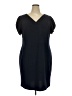 DKNY Solid Black Casual Dress Size 20 - photo 1
