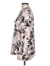 Calvin Klein 100% Polyester Floral Pink Long Sleeve Blouse Size M - photo 5