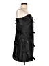 Hutch 100% Polyester Black Cocktail Dress Size L - photo 4