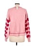Francesca's Hearts Pink Pullover Sweater Size M - photo 2