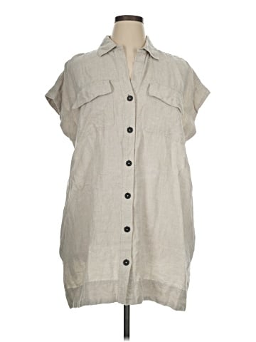 Madewell Sleeveless Button-Down Shirt (view 1)