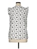 Ann Taylor LOFT White Sleeveless Blouse Size XL - photo 2