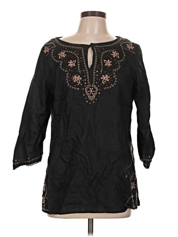 Willi Smith 3/4 Sleeve Blouse (view 1)
