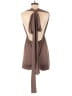 SBetro 100% Polyester Solid Brown Romper Size M - photo 2