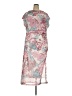 Robbie Bee Floral Pink Cocktail Dress Size 2X - photo 1