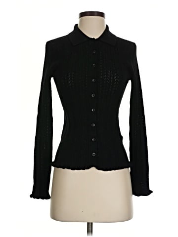 Madewell Ruffle-Trim Pointelle Cardigan (view 1)