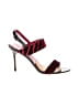 Manolo Blahnik Stripes Red Sandals Size EU 37 - photo 1