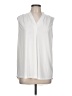 Ophelia Roe White Sleeveless Blouse Size L - photo 1