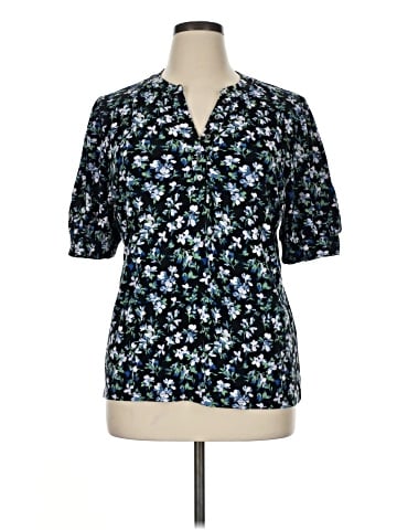 Ann Taylor Factory Short Sleeve Blouse (view 1)