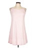 Assorted Brands Solid Pink Casual Dress Size L - photo 1