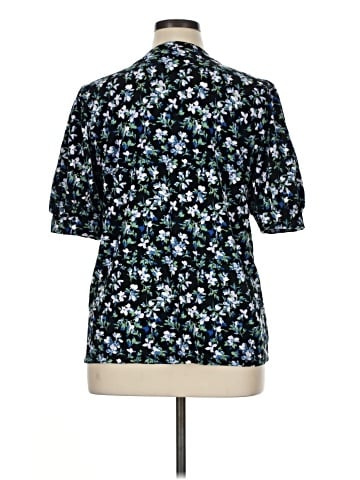 Ann Taylor Factory Short Sleeve Blouse (view 2)