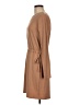 Charles Henry Solid Tan Casual Dress Size M - photo 5