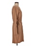 Charles Henry Solid Tan Casual Dress Size M - photo 4
