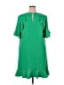 CeCe 100% Polyester Solid Green Casual Dress Size 18 - photo 2