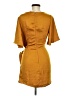 lèRumi 100% Polyester Orange Casual Dress Size M - photo 2