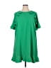 CeCe 100% Polyester Solid Green Casual Dress Size 18 - photo 1
