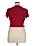 Unbranded Burgundy Short Sleeve Top Size XL - photo 2