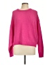 Gap Solid Pink Pullover Sweater Size L - photo 1