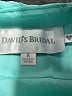 David's Bridal 100% Polyester Teal Cocktail Dress Size 8 - photo 7