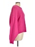 Gap Solid Pink Pullover Sweater Size L - photo 4