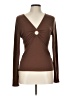 Intempo Brown Long Sleeve Top Size L - photo 1