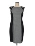 Connected Apparel Houndstooth Gray Cocktail Dress Size 8 - photo 1