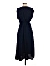 Max Studio 100% Polyester Solid Blue Casual Dress Size M - photo 2