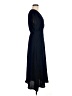 Max Studio 100% Polyester Solid Blue Casual Dress Size M - photo 4