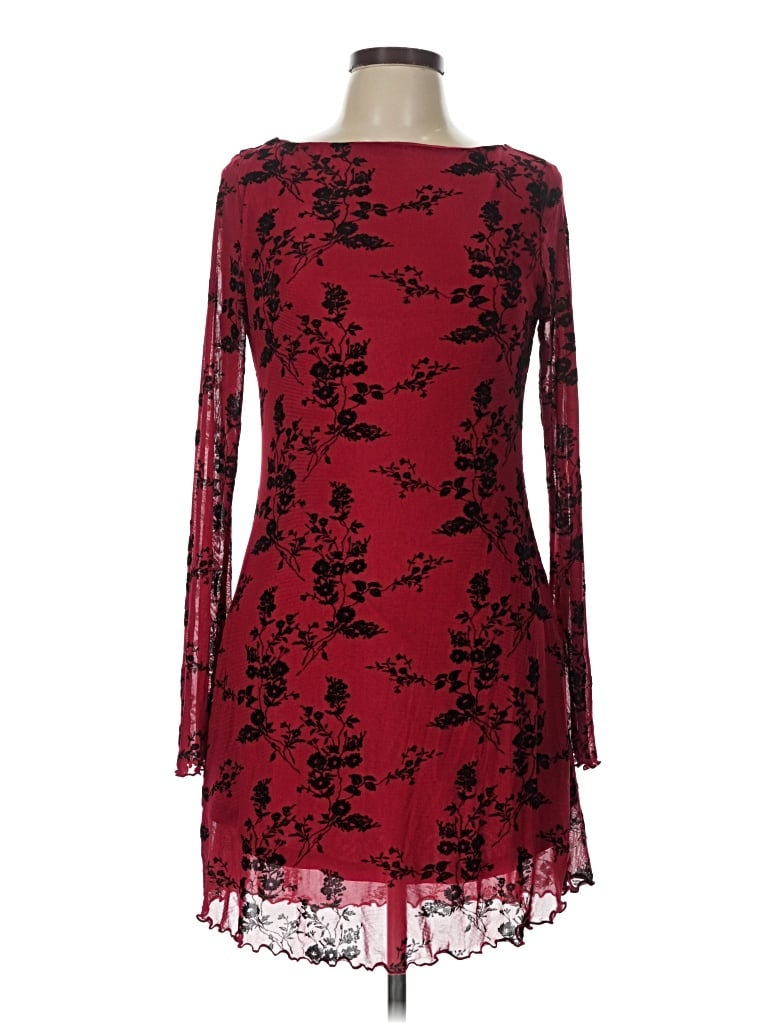 Pre-owned Cider Cocktail Dress In Burgundy