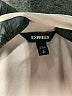 Express 100% Polyester Tan Long Sleeve Blouse Size S - photo 7