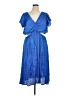 Express 100% Polyester Blue Cocktail Dress Size XL - photo 1