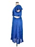 Express 100% Polyester Blue Cocktail Dress Size XL - photo 5