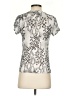 Express 100% Linen Animal Print Silver Short Sleeve T-Shirt Size XS - photo 2