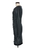 Leith Solid Gray Casual Dress Size M - photo 5