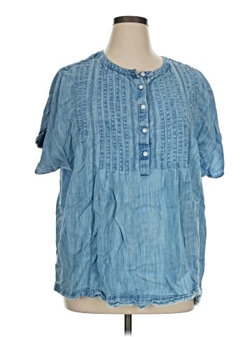 J.Jill Short Sleeve Blouse (view 1)