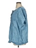 J.Jill Blue Short Sleeve Blouse Size XL - photo 5