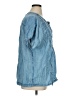 J.Jill Blue Short Sleeve Blouse Size XL - photo 4
