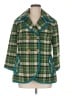 Tabitha Plaid Green Coat Size M - photo 1