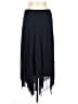 Chico's Solid Blue Casual Skirt Size Med (1) - photo 2