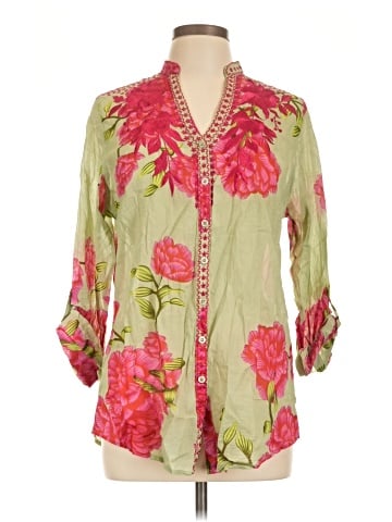 Magazine 3/4 Sleeve Blouse (view 1)