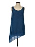 Eileen Fisher 100% Silk Blue Sleeveless Top Size S (petite) - photo 1