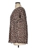 Torrid 100% Polyester Animal Print Brown Short Sleeve Blouse Size 1X Plus (1) - photo 5