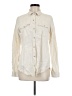 Old Navy 100% Cotton Ivory Long Sleeve Button-Down Shirt Size M (tall) - photo 1