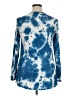 Cathy Tie-dye Blue Long Sleeve Blouse Size XL - photo 2