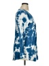 Cathy Tie-dye Blue Long Sleeve Blouse Size XL - photo 4