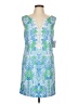 Kensie Paisley Blue Casual Dress Size 10 - photo 1