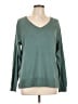 Lucky Brand Green Pullover Sweater Size L - photo 1
