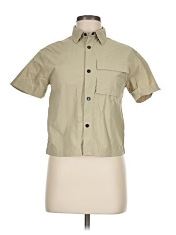 Zara Short Sleeve Button-Down Shirt (view 1)