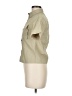 Zara Solid Tan Short Sleeve Button-Down Shirt Size 8 - 9 - photo 5