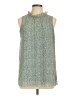 Unbranded 100% Polyester Green Sleeveless Blouse Size L - photo 1